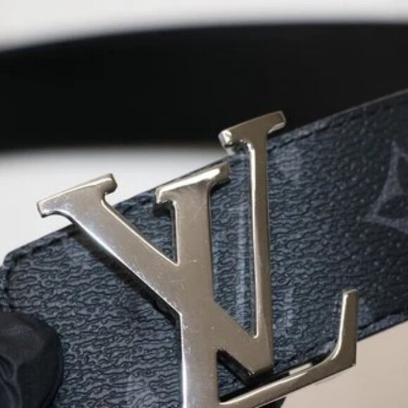 Louis Vuitton Monogram Leather Belt M9232 - Black/Gray - Picture 6 of 12